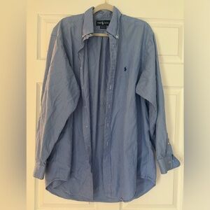 Polo Ralph Lauren Yarmouth Blue Stripes L/S Button Down Shirt -